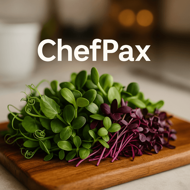 ChefPax Mix Microgreens live tray from ChefPax
