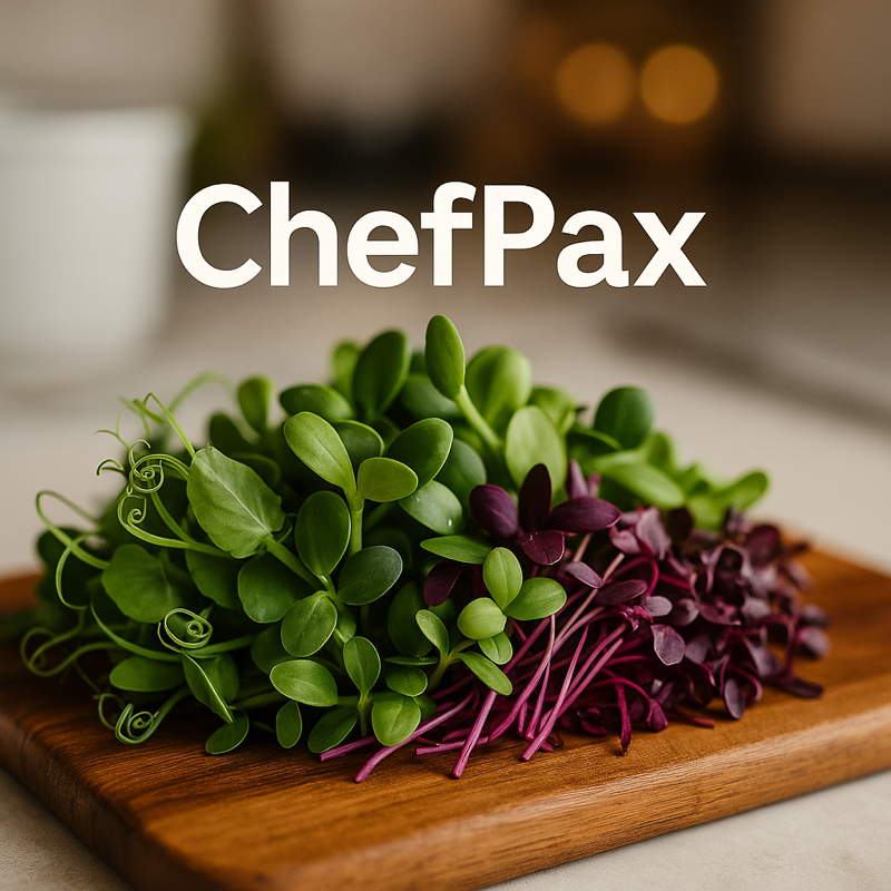 Rambo Purple Radish — Live Tray microgreens tray - Fresh, locally grown microgreens